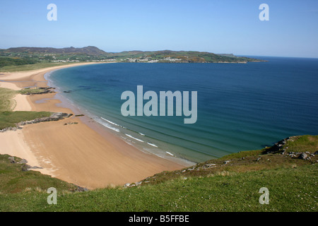 unberührter Strand Stocker Strand im County Donegal, Irland Stockfoto