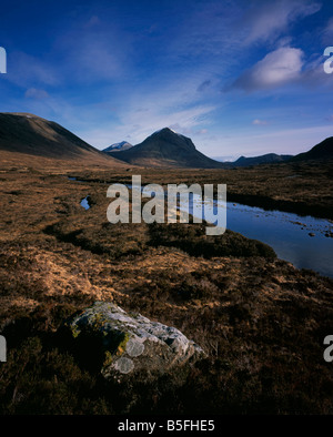 Glen Sligachan, Isle Of Skye, Schottland, Großbritannien. Stockfoto