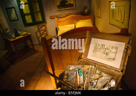 Van Goghs Atelier im Van Goghmuseum Arles, Frankreich Stockfoto