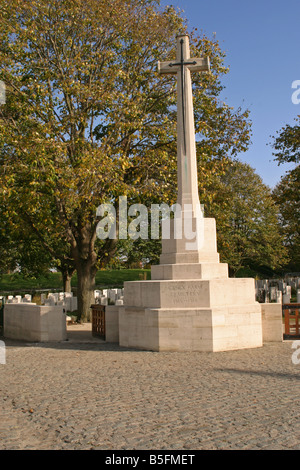 Memorial Essex Farm erste Welt Krieg Soldatenfriedhof Boezinge Belgien Stockfoto