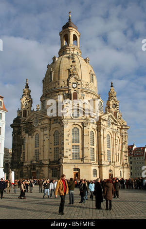 Frauenkirche in Dresden, Deutschland Stockfoto