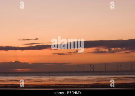 Antony Gormley Crosby Strand Lancs England Stockfoto