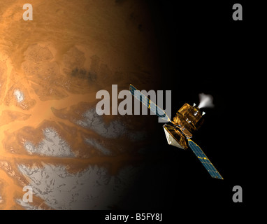 Ein Künstler-Konzept der NASA Mars Reconnaissance Orbiter. Stockfoto