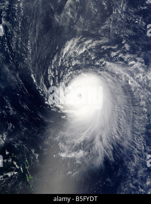 4. September 2008 - Hurrikan Ike aus der kleinen Antillen am 14:40 UTC. Stockfoto