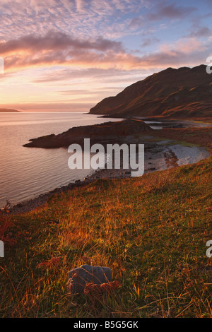 Der südlichen Küste von Ardnamurchan Halbinsel in der Nähe der Bucht von Camas Nan Geall Schottland Stockfoto