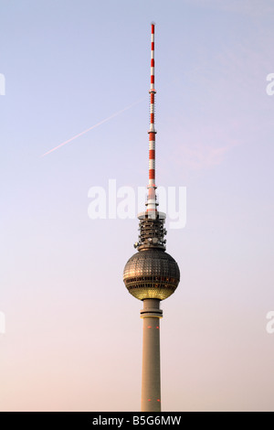 Fernsehturm am Alexanderplatz, Berlin, Deutschland Stockfoto