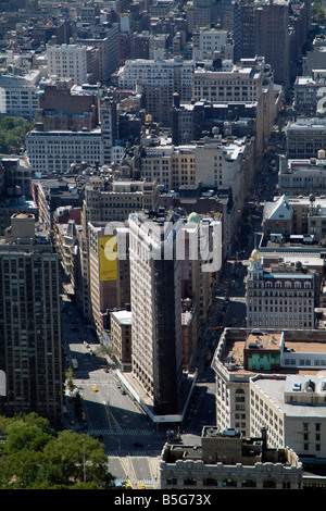 Das Flatiron Gebäude 175 Fifth Avenue zwischen der 22. und 23. Straße, Madison Square, New York, USA Stockfoto