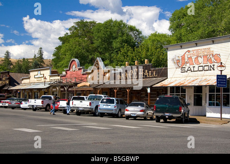 Kleinstadt von Winthrop Washington Stockfoto