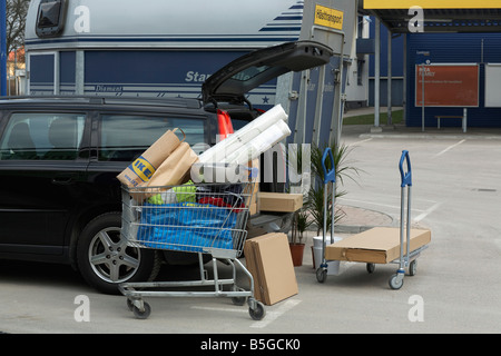 Der Hauptsitz der IKEA in Älmhult, Schweden Stockfoto