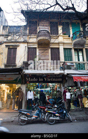 Straßenbild Hanoi Vietnam Stockfoto