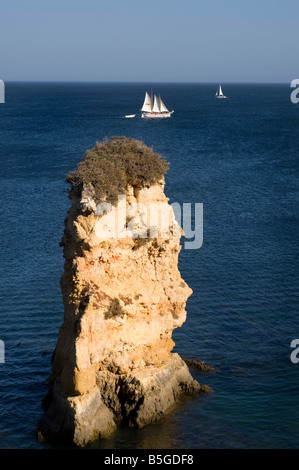 Praia Dona Ana, Lagos, Algarve, Portugal Stockfoto