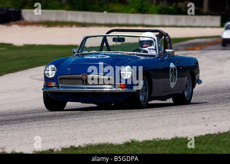 Elkhart Lake Vintage Festival 2008 Road America Wisconsin Stockfoto