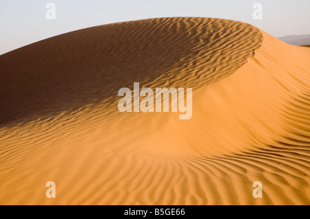 Sanddüne in der Wüste Sahara Stockfoto