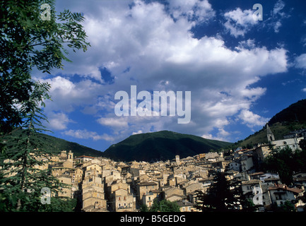 Scanno, l ' Aquila, Abruzzo, Italien Stockfoto