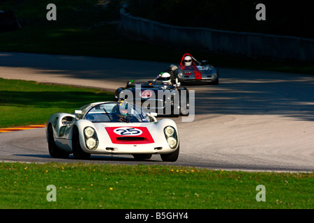 Elkhart Lake Vintage Festival 2008 Road America Wisconsin Stockfoto