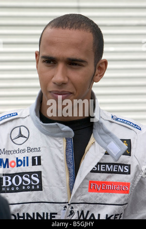 Lewis Hamilton, Formel 1-Fahrer, McLaren-Mercedes, Weltmeister von 2008 Stockfoto