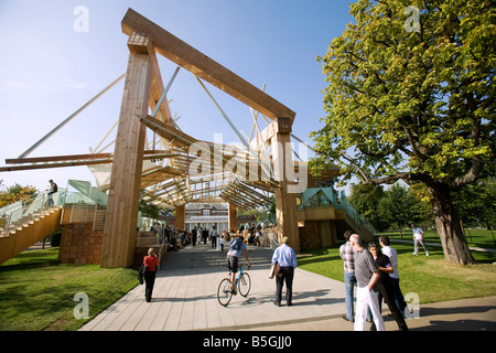 Die Gehry Serpentine Pavillon, Hyde Park, London, 2008 Stockfoto