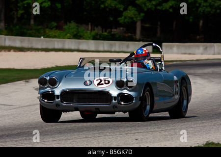 Elkhart Lake Vintage Festival 2008 Road America Wisconsin Stockfoto