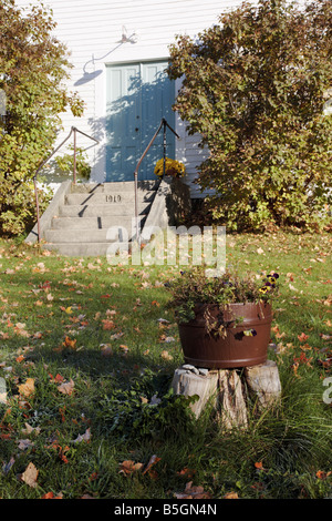 Antrim Grange in den Herbstmonaten befindet sich in Antrim New Hampshire USA Stockfoto