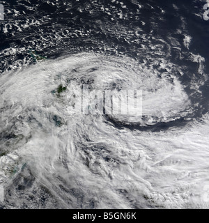 Ein Sturm über Neuseeland. Stockfoto