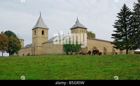 Kloster Dragomirna, Bukowina, Rumänien Stockfoto