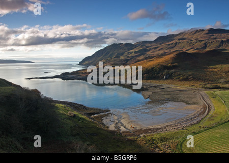 Der südlichen Küste von Ardnamurchan Halbinsel aus der Bucht von Camas Nan Geall Schottland Stockfoto