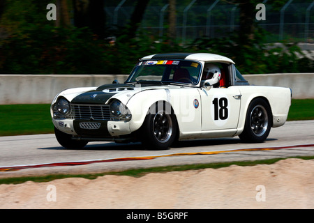 Elkhart Lake Vintage Festival 2008 Road America Wisconsin Stockfoto