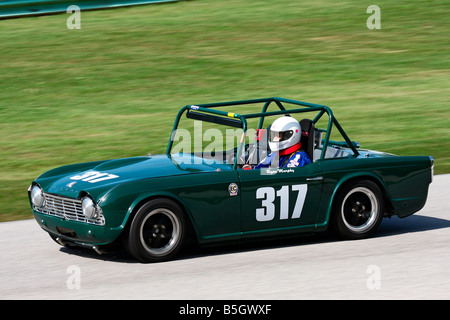 Elkhart Lake Vintage Festival 2008 Road America Wisconsin Stockfoto