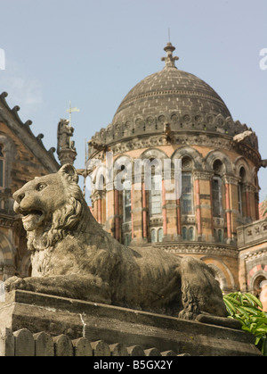 Victoria Terminus Railway Station Bombay Indien. Jetzt Chhatrapati Shivaji Terminus Stockfoto