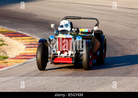 Elkhart Lake Vintage Festival 2008 Road America Wisconsin Stockfoto