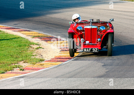 Elkhart Lake Vintage Festival 2008 Road America Wisconsin Stockfoto