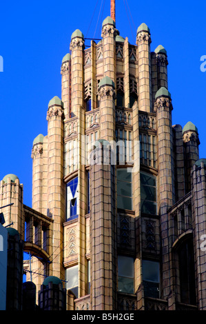 Manchester-Einheit Gebäude gotischen Turm, Melbourne, Victoria, Australien Stockfoto