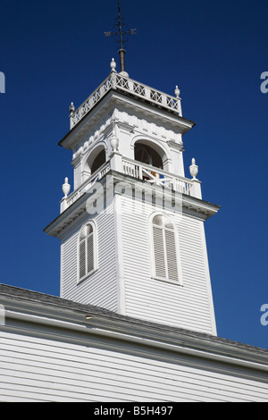 Union Congregational Church in den Herbstmonaten befindet sich in Union New Hampshire USA Stockfoto