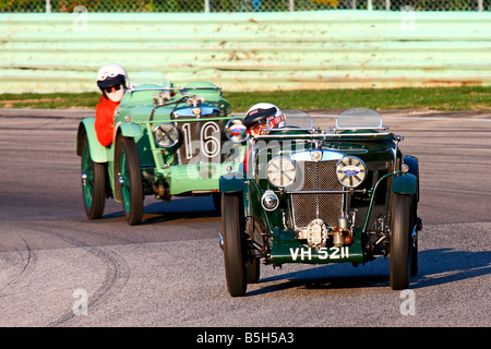 Elkhart Lake Vintage Festival 2008 Road America Wisconsin Stockfoto