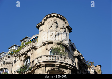 Haussmann-Gebäude Boulevard Raspail Paris Frankreich Stockfoto