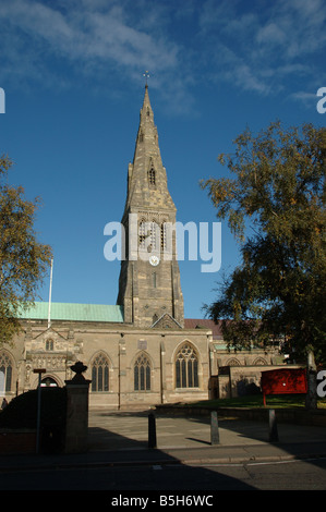 Leicester Kathedrale im St Martins Bereich City, Leicester, England, UK Stockfoto