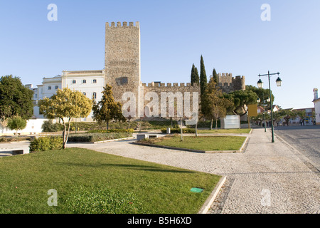 Mittelalterliche Burg von Alter Chão, im Distrikt Portalegre. Portugal Stockfoto