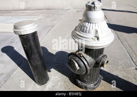 Feuer Hydrant auf den Bürgersteig, Manhattan, New York City, USA Stockfoto