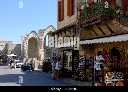 Alte Stadt von Rhodos Altstadt Stockfoto