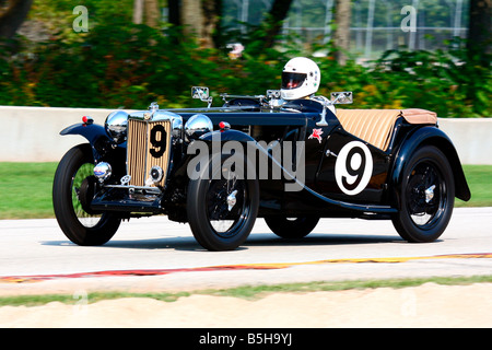 Elkhart Lake Vintage Festival 2008 Road America Wisconsin Stockfoto