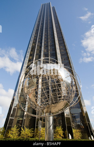 Columbus Circle Broadway, Central Park West und 59th Street, Manhattan, New York City, USA Stockfoto