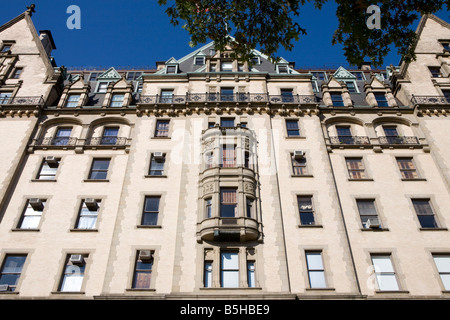 Das Dakota Building, Central Park West, Haus der späten John Lennon und Yoko Ono in New York City USA Stockfoto