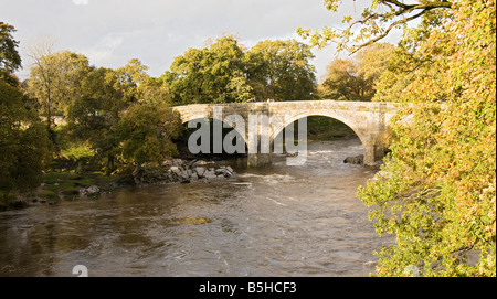 Devils Bridge über den Fluß Lune in Cumbria, England, UK Stockfoto