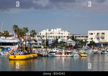 Ansichten rund um Limnaki Hafen der alten Fischerei Hafen Agia Napa Zypern mediterrane Stockfoto