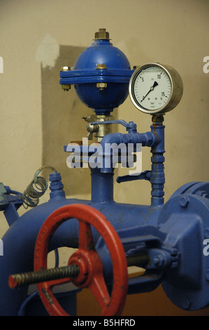 Hydraulische Wasserstation Stockfoto