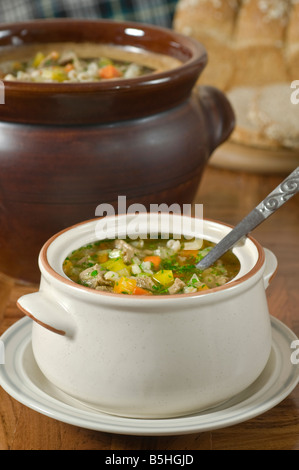 Scotch Brühe Suppe Schottland UK Essen Stockfoto