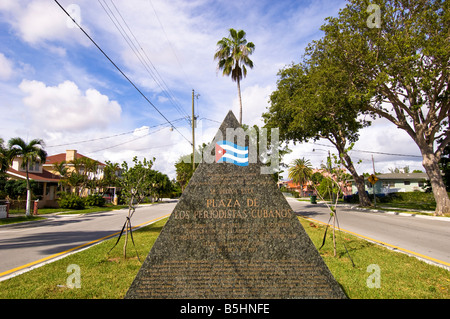 Vereinigte Staaten von Amerika Florida Miami Bezirk von Little Havanna kubanische Memorial Boulevard Stockfoto