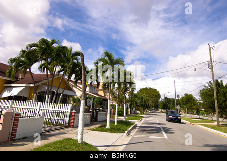 Vereinigte Staaten von Amerika Florida Miami Bezirk von Little Havanna kubanische Memorial Boulevard Stockfoto