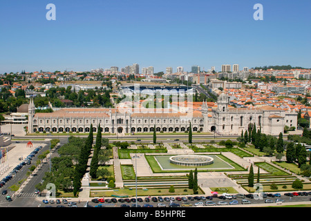 Mosteiro Dos Jerónimos, Hieronymus-Kloster in Belém, Lissabon, Portugal Stockfoto