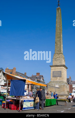 Ripon Bauernmarkt North Yorkshire UK Stockfoto